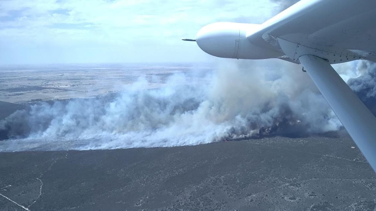 the Little Desert bushfire