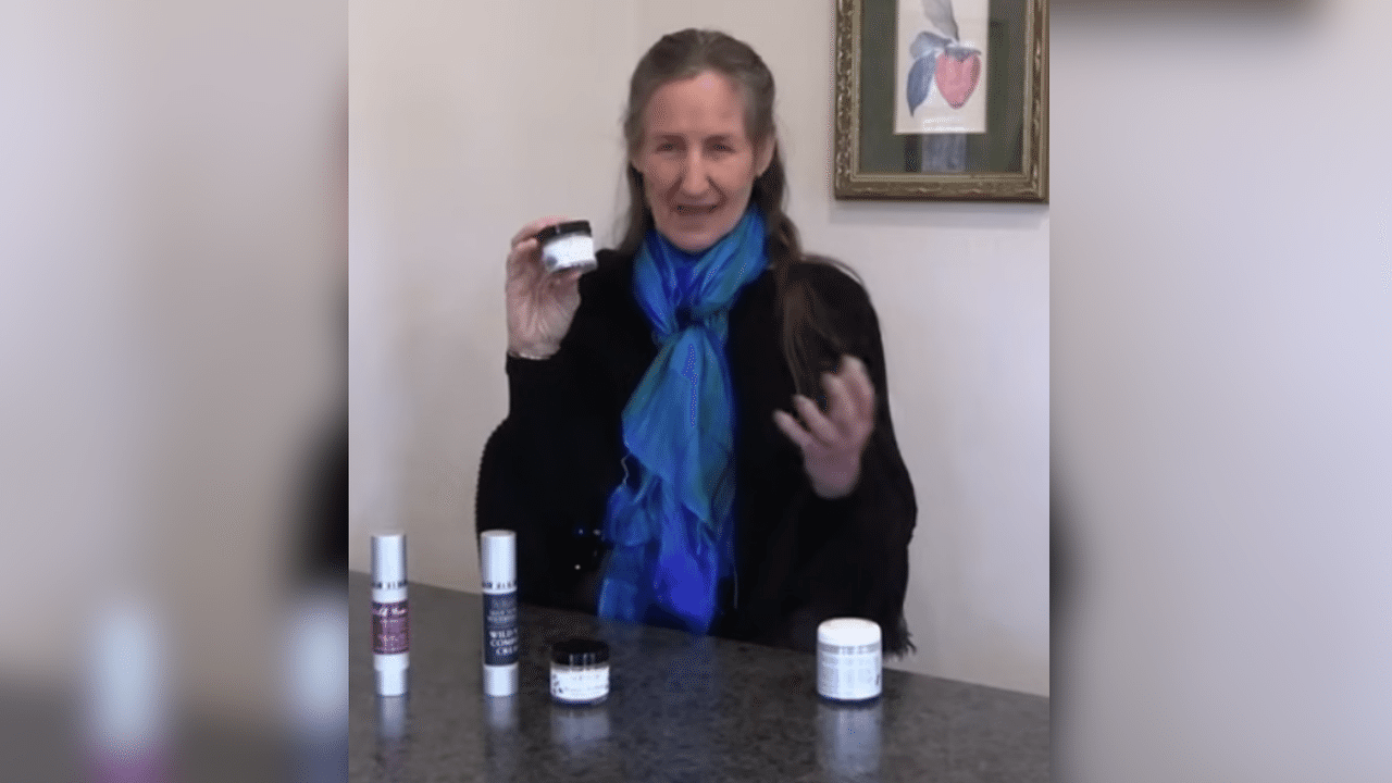 Screenshot of Barbara O'Neill promoting yam cream.