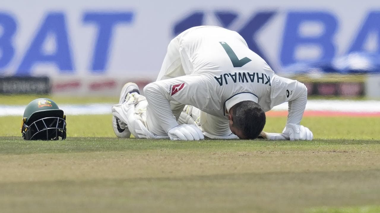 Australian opener Usman Khawaja.