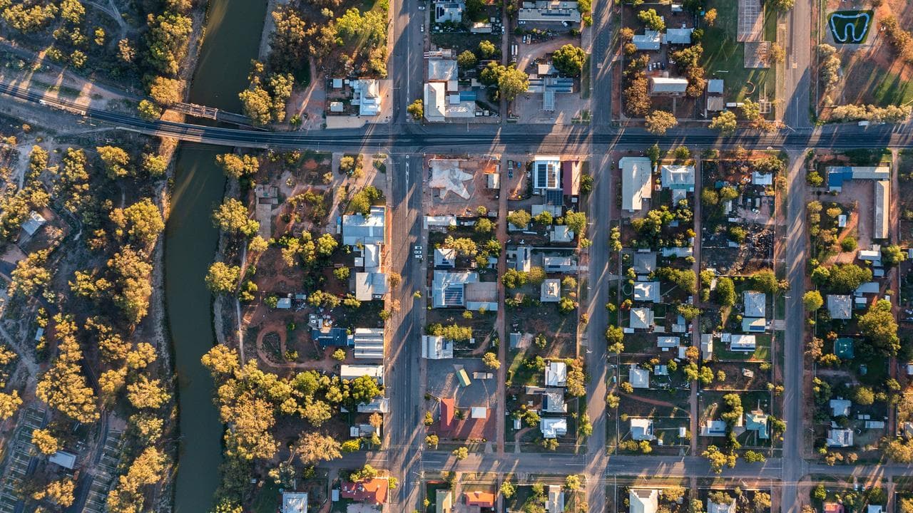 A file photo of rural homes 