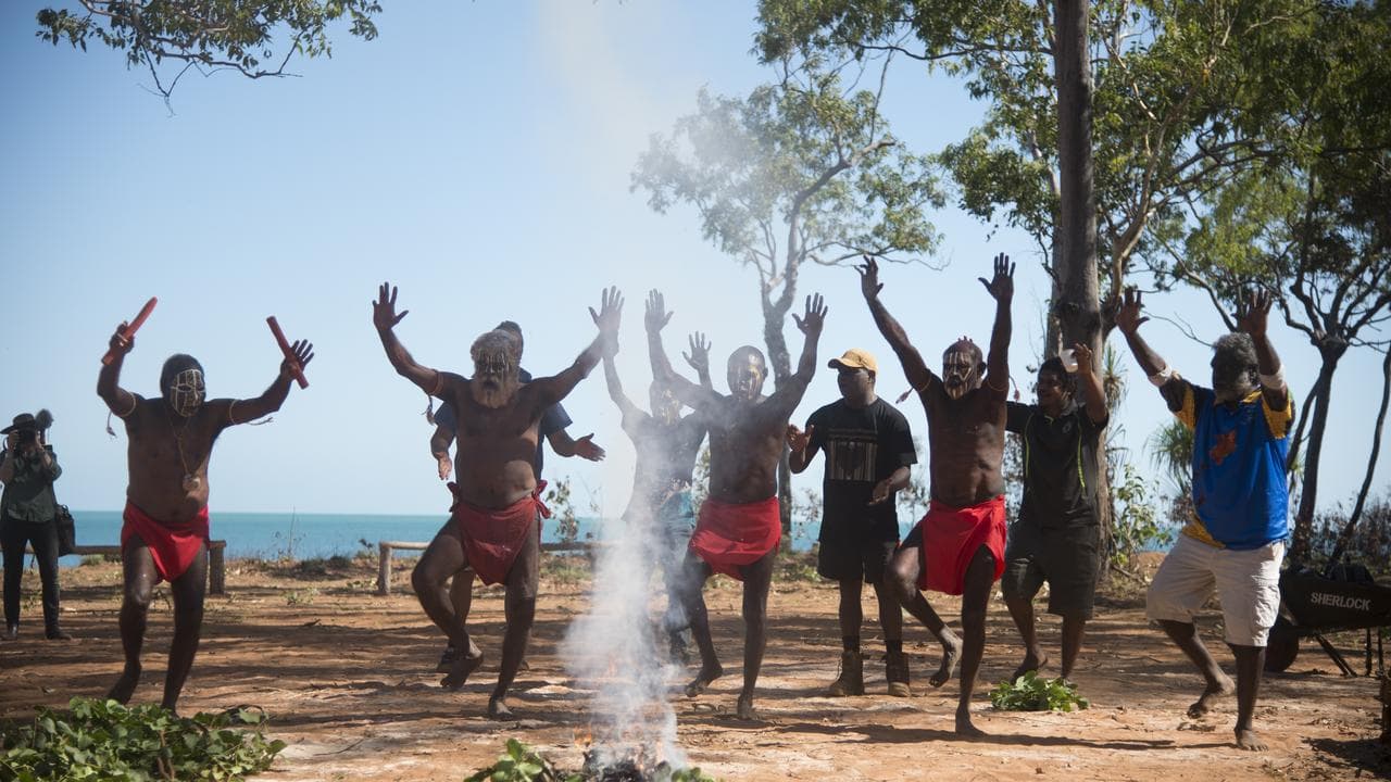Manupi people's traditional dance at Pitjamirra on Melville Island,