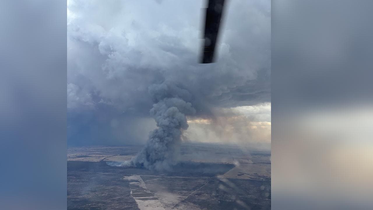 Little Desert bushfire.