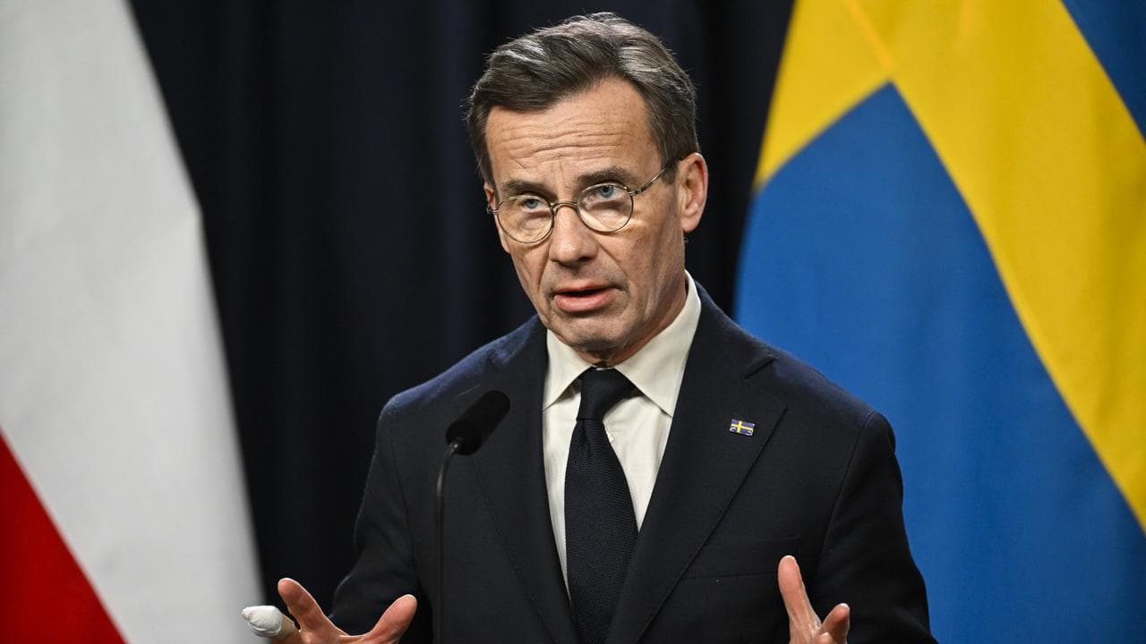 Sweden's Prime Minister Ulf Kristersson
