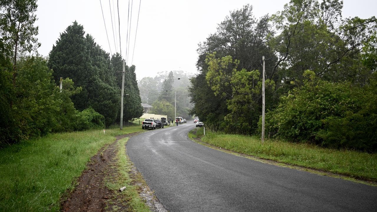 General view of where a caravan containing explosives was found (file)