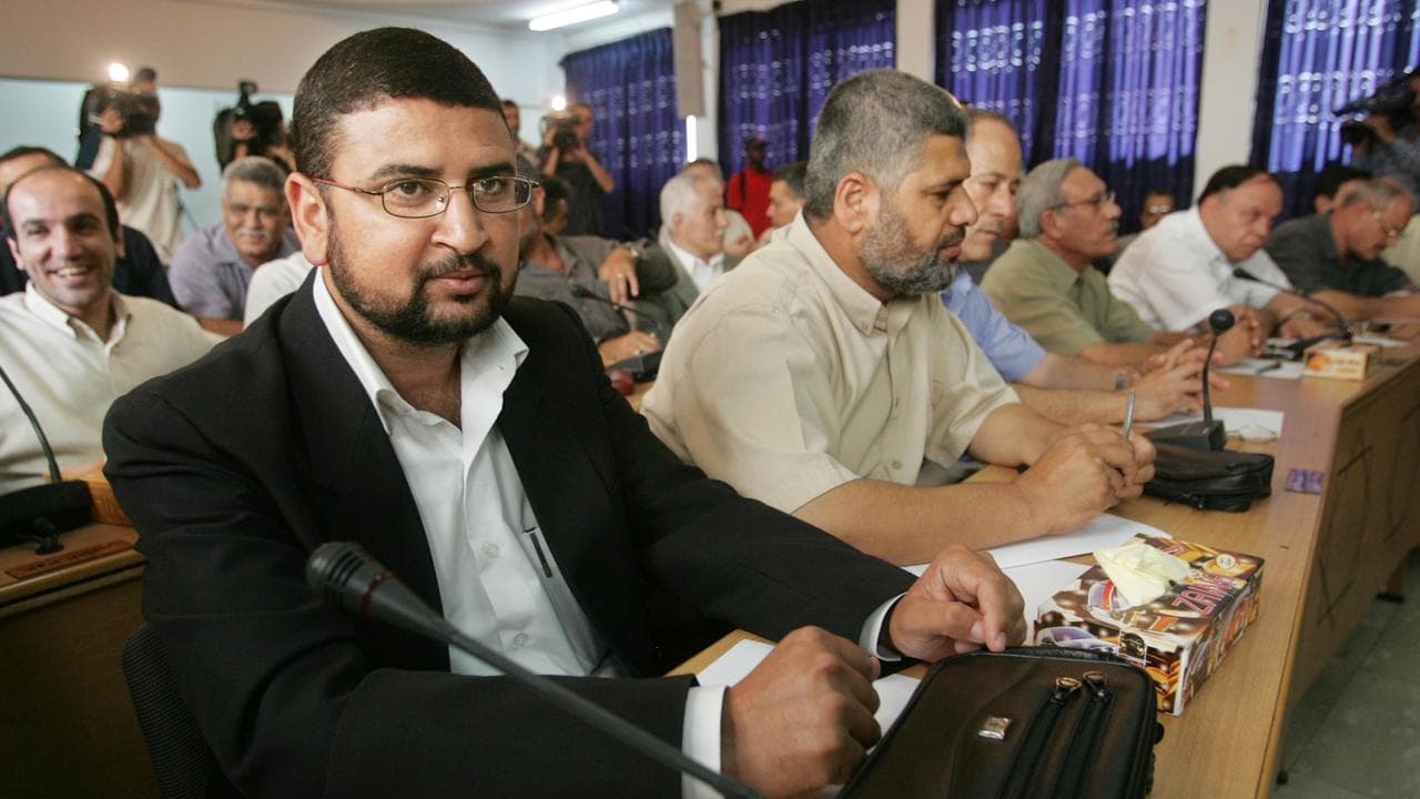 Hamas spokesman Sami Abu Zuhri (file pic 2004)