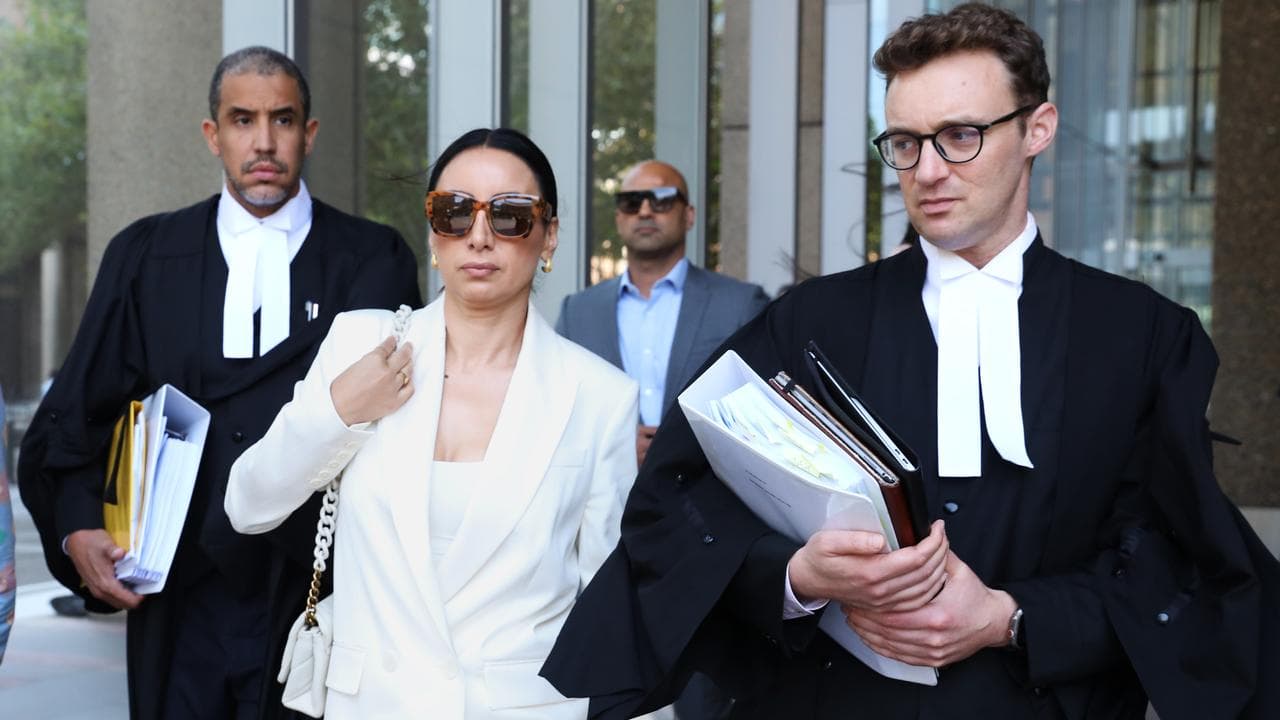 Former ABC journalist Antoinette Lattouf and barristers