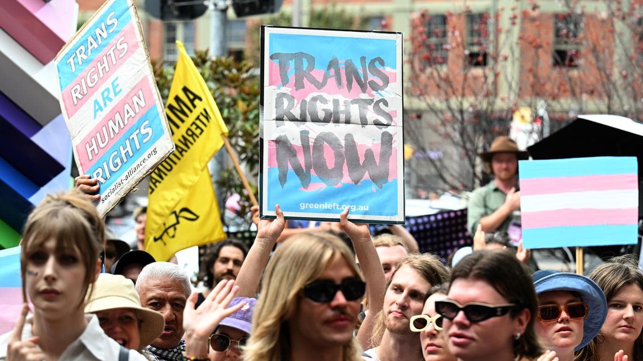 Protect Trans Youth National Day of Action in Newtown, Sydney