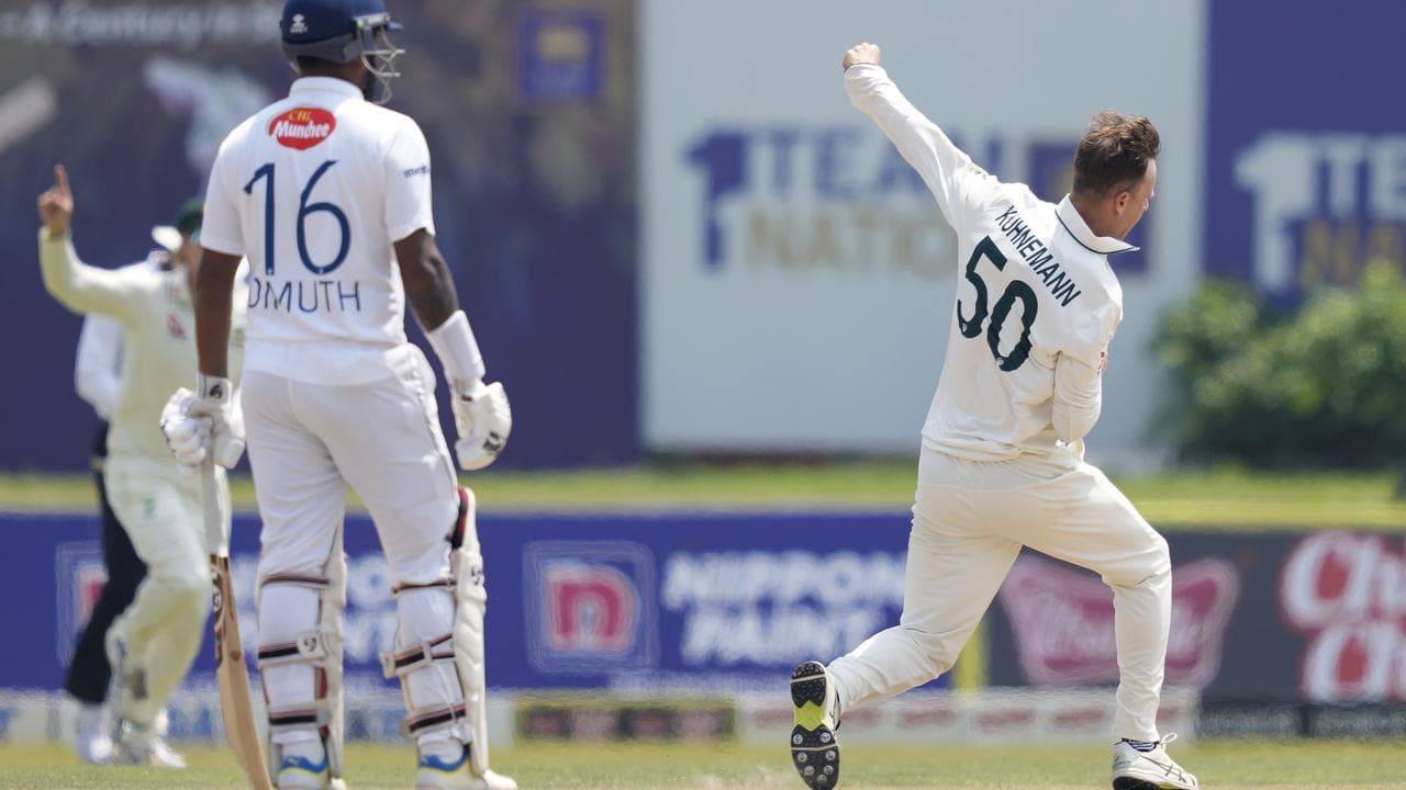 Australian spinner Matt Kuhnemann.