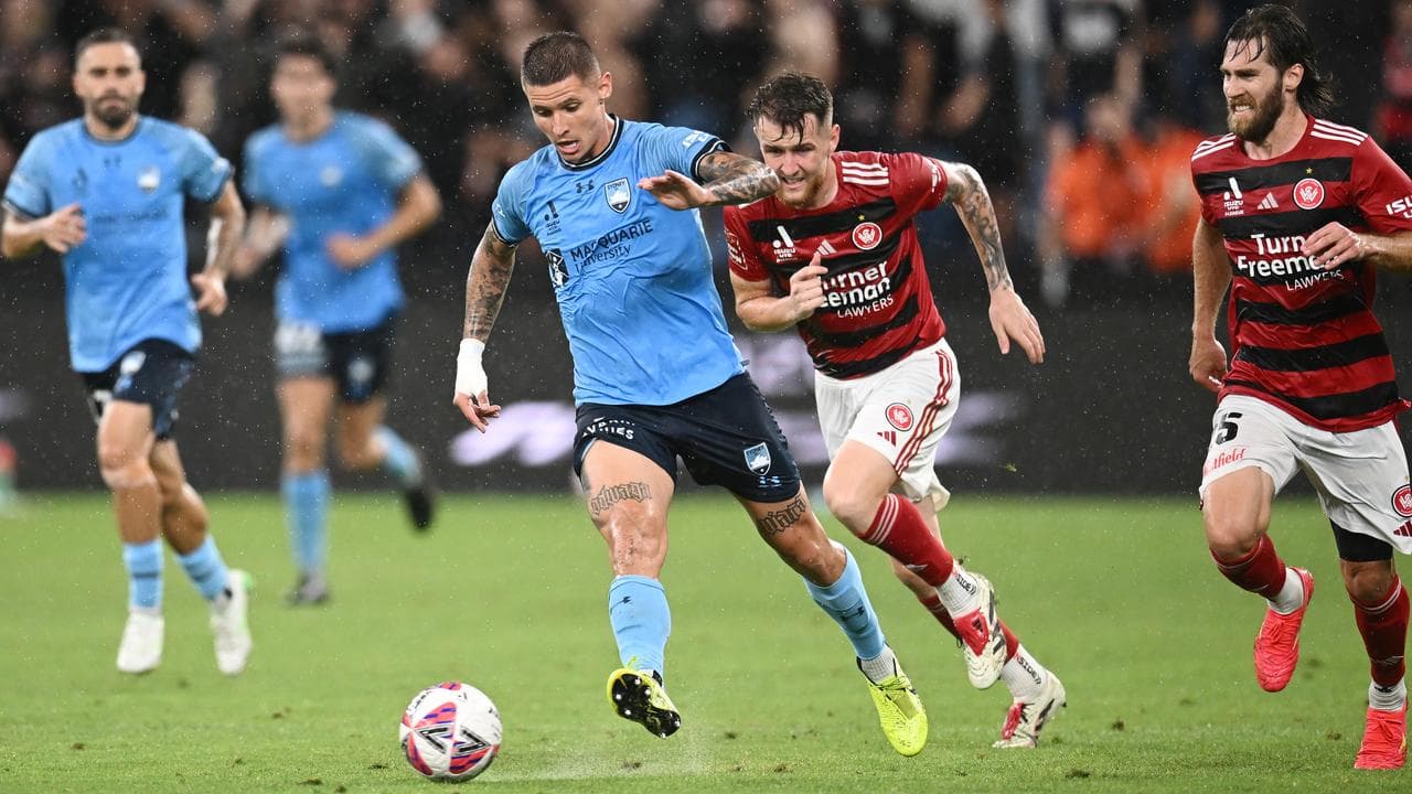 Sydney's Patryk Klimala opened the scoring against Western Sydney.