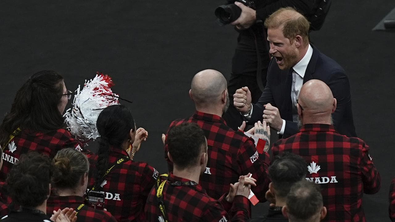Prince Harry at the opening ceremony of the 2025 Invictus Games