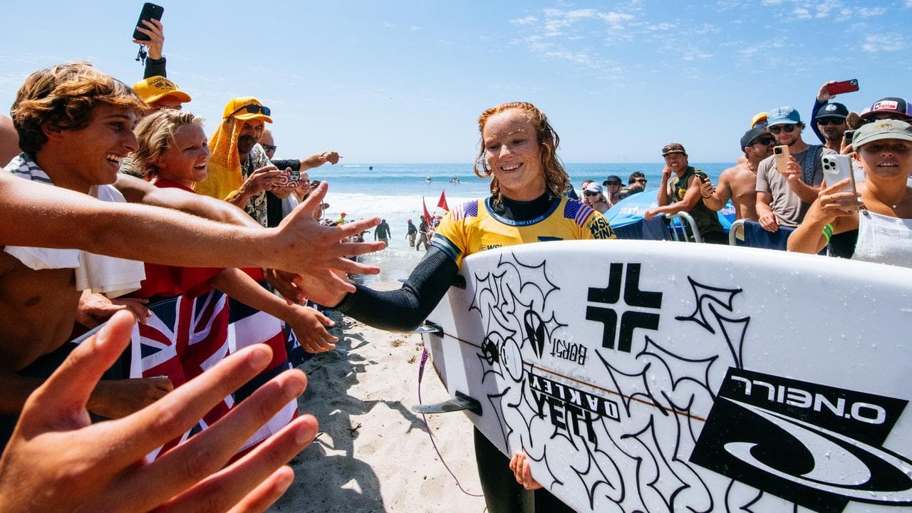 American Caitlin Simmers.