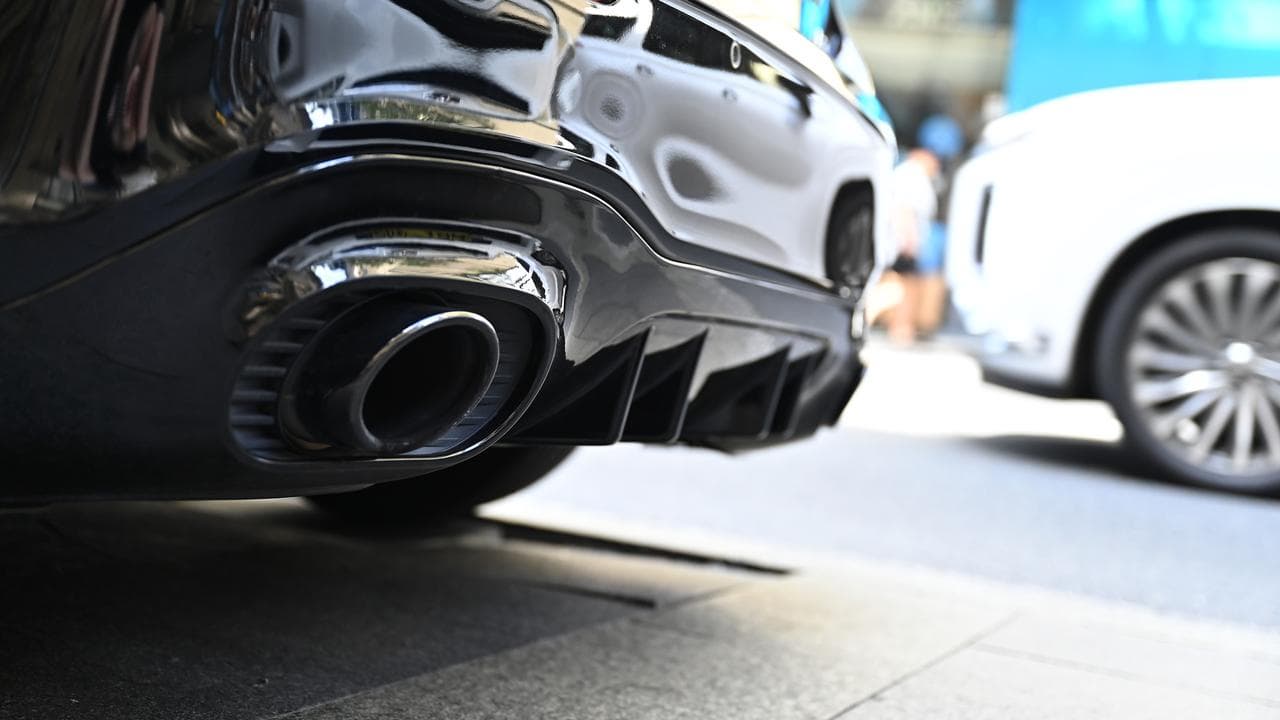 A close up of a vehicle exhaust pipe in Sydney