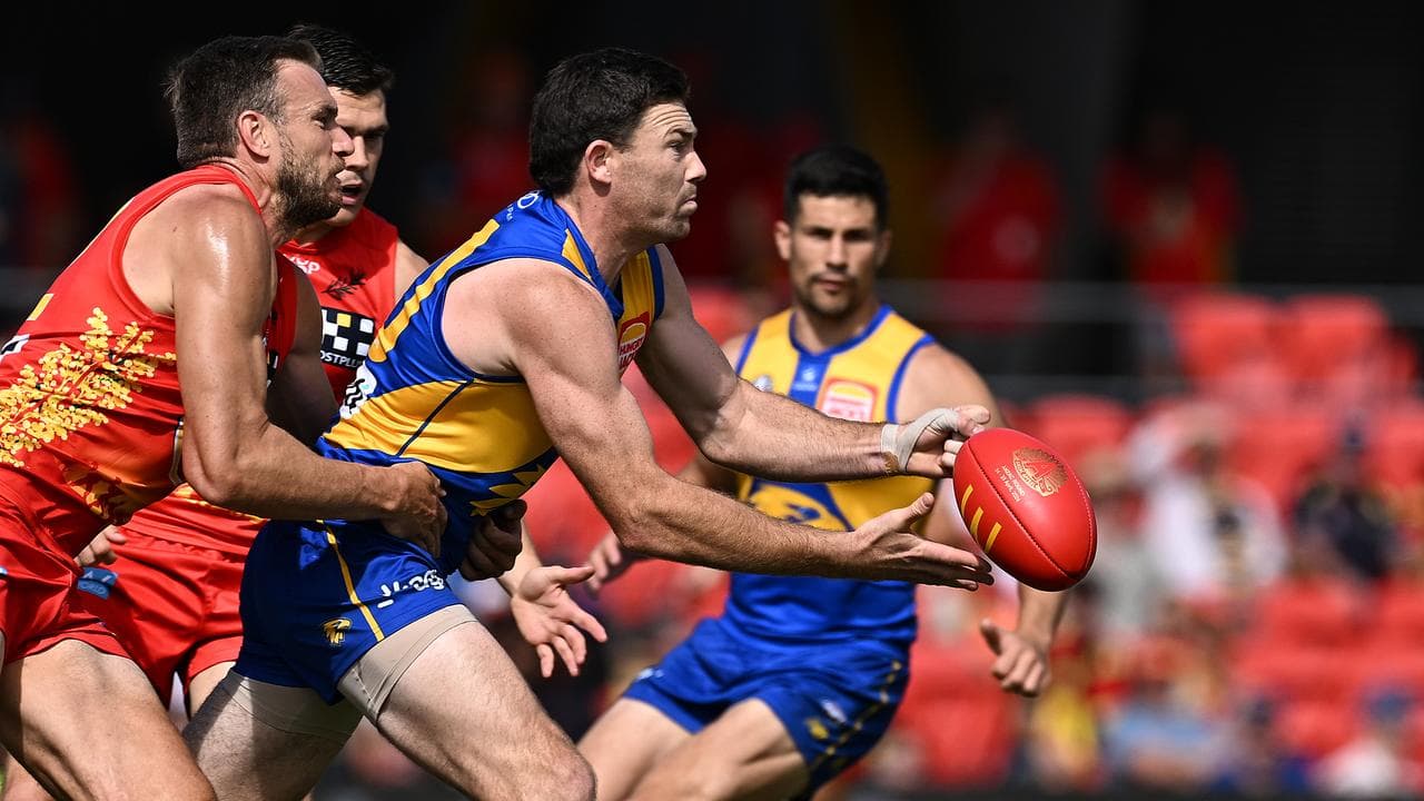 West Coast defender Jeremy McGovern.
