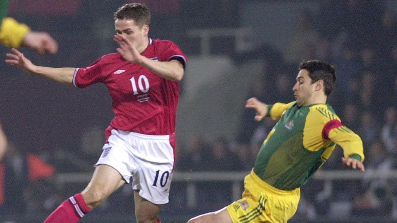 Michael Owen and Paul Okon.