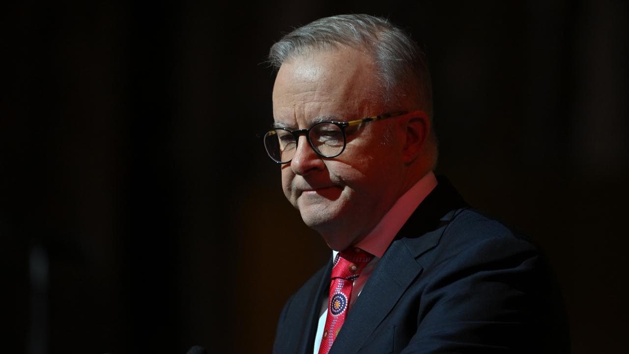 Anthony Albanese delivers a speech at 2025 National Apology Breakfast