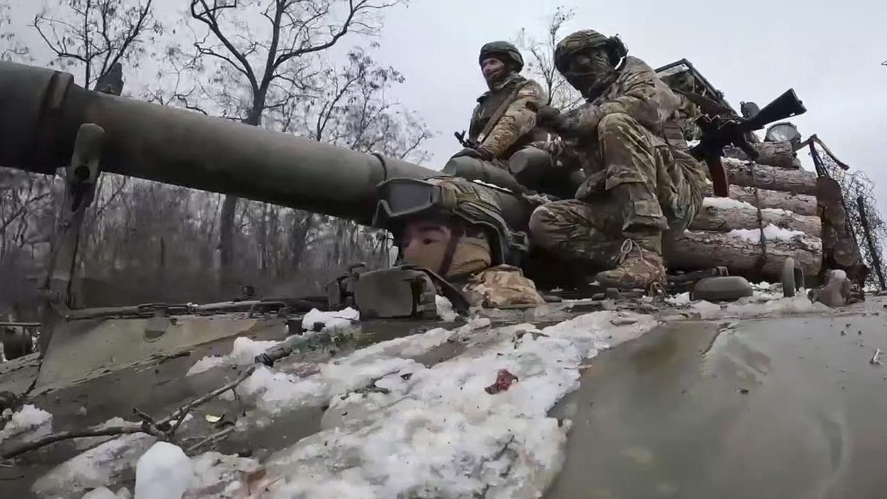 Russian soldiers in eastern Ukraine (file image?