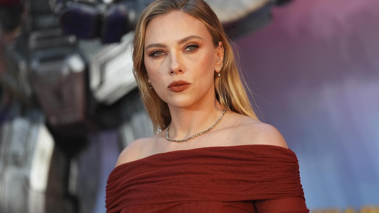 Scarlett Johansson at a London film premiere.