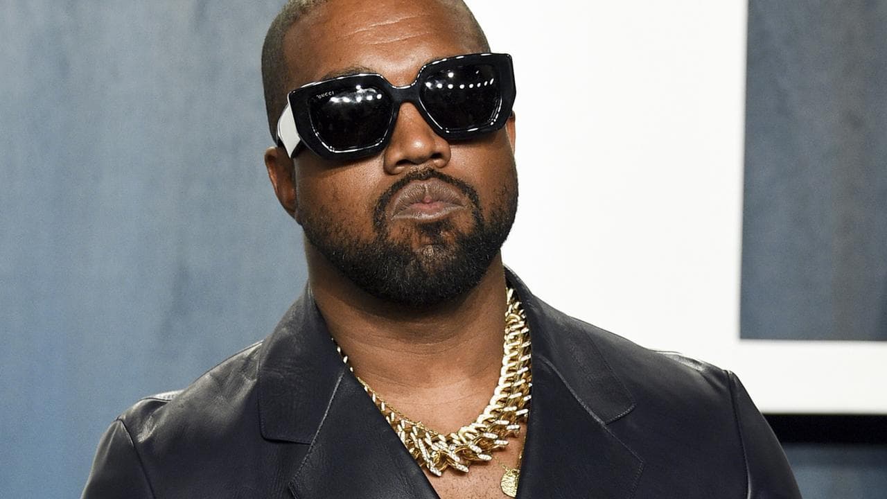 Kanye West in Beverly Hills.