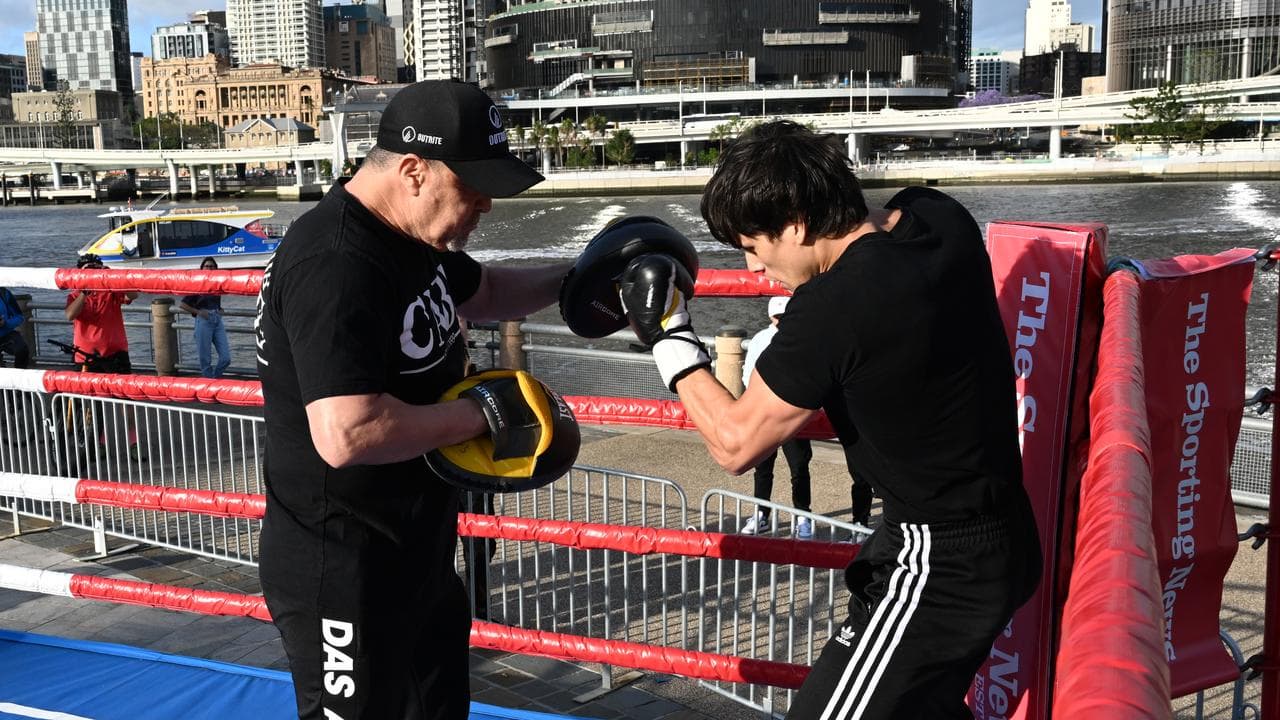 Jeff Fenech and Brock Jarvis.
