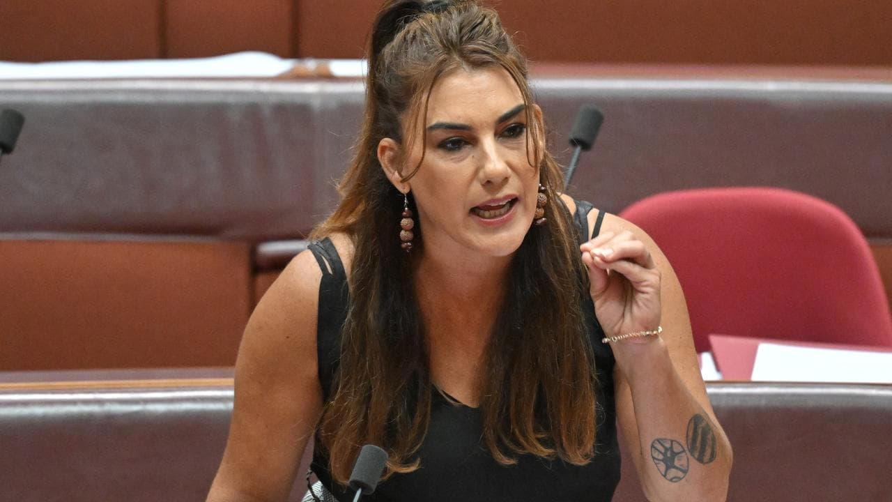Senator Lidia Thorpe during Question Time in Canberra.