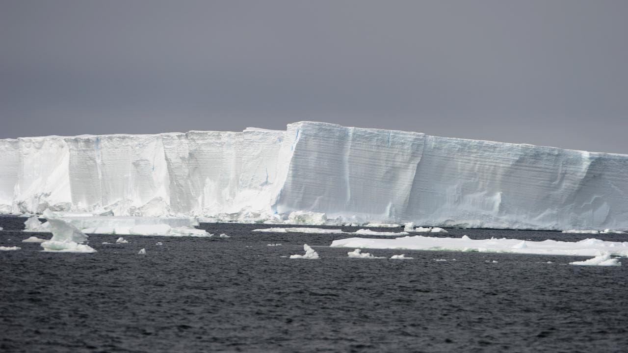 The Mertz Glacier in Antarctica