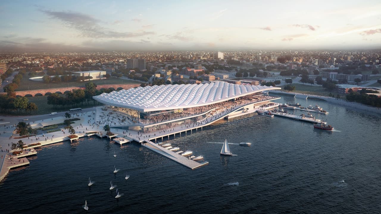 the final design of the new Sydney Fish Market