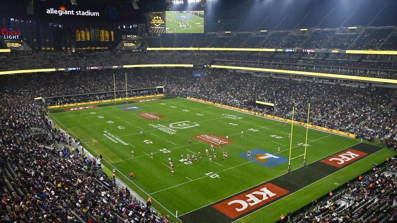 Allegiant Stadium in Las Vegas.