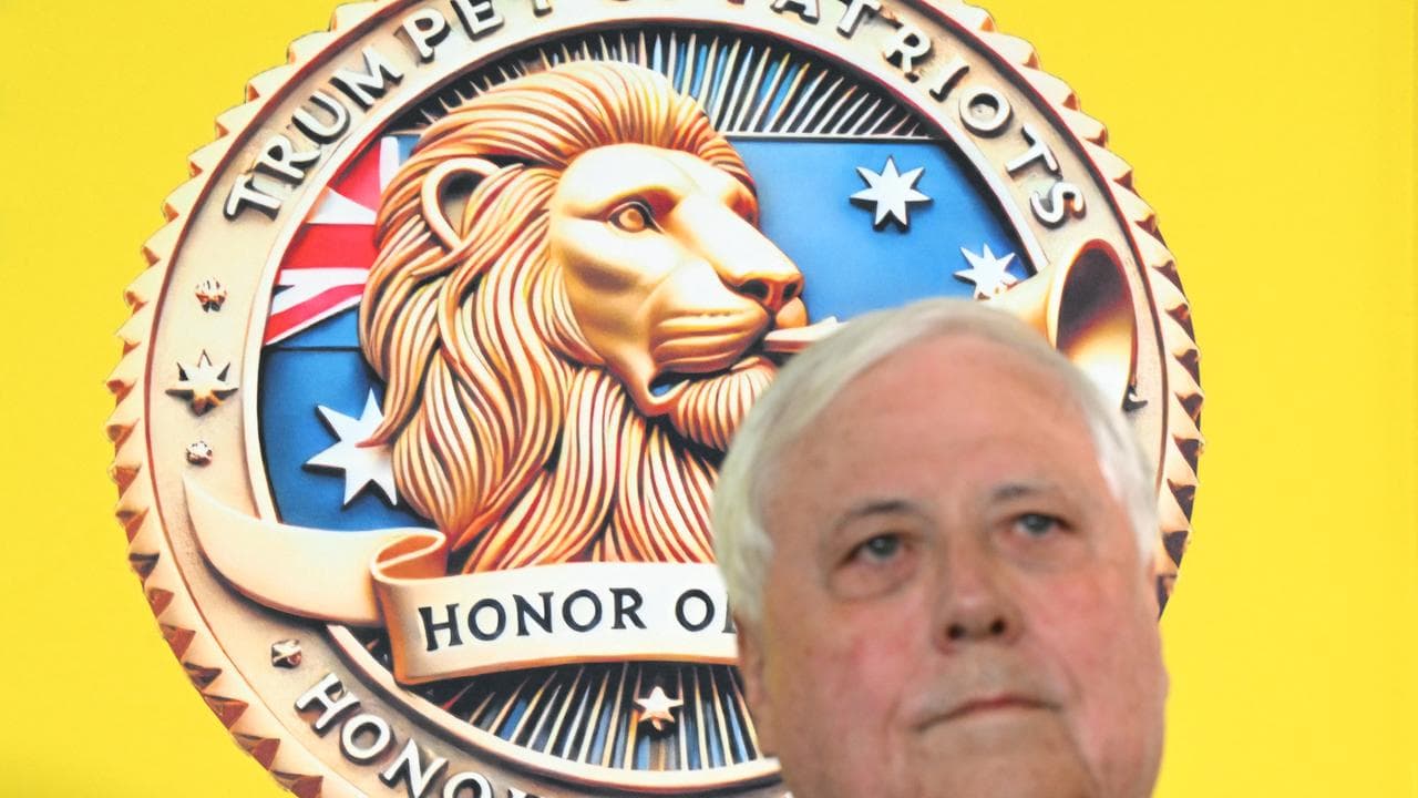 Clive Palmer and the Trumpet of Patriots party logo
