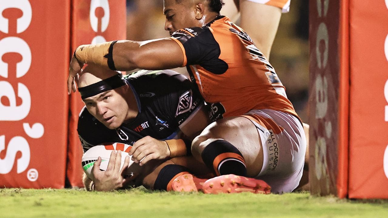 Cronulla's Tom Hazelton.