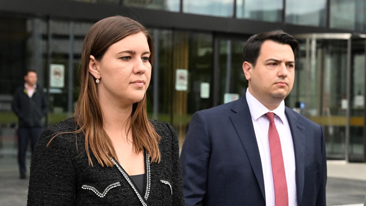 Brittany Higgins and David Sharaz (file image)