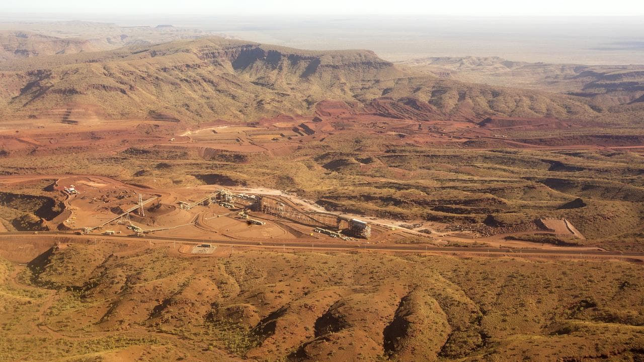 An aerial view of the FMG Solomon Hub (file image)