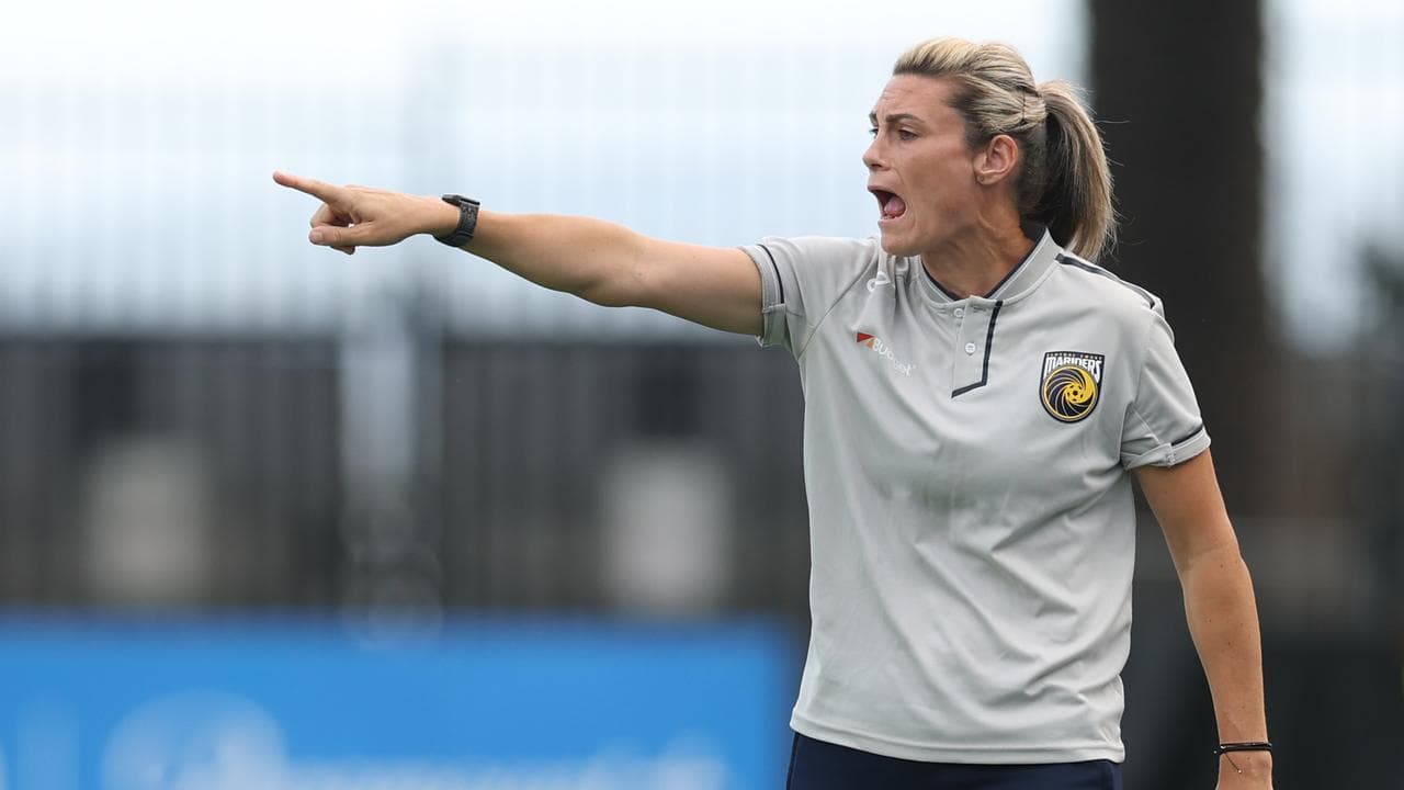 Mariners coach Emily Husband.