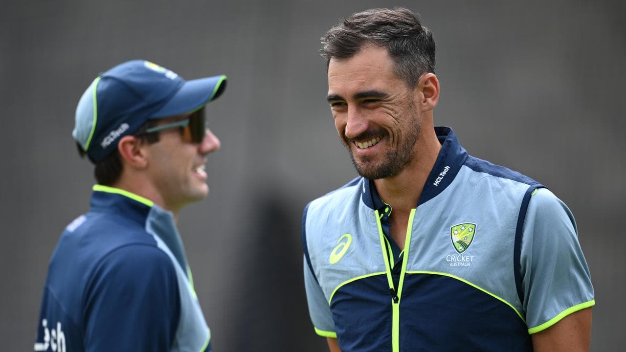 Pat Cummins and Mitchell Starc.