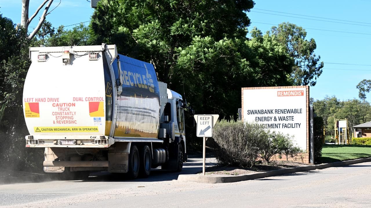 A truck driving into Swanbank tip (file image)