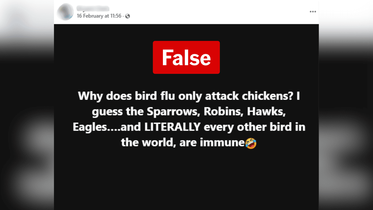 One of the Facebook posts spreading the false claim.