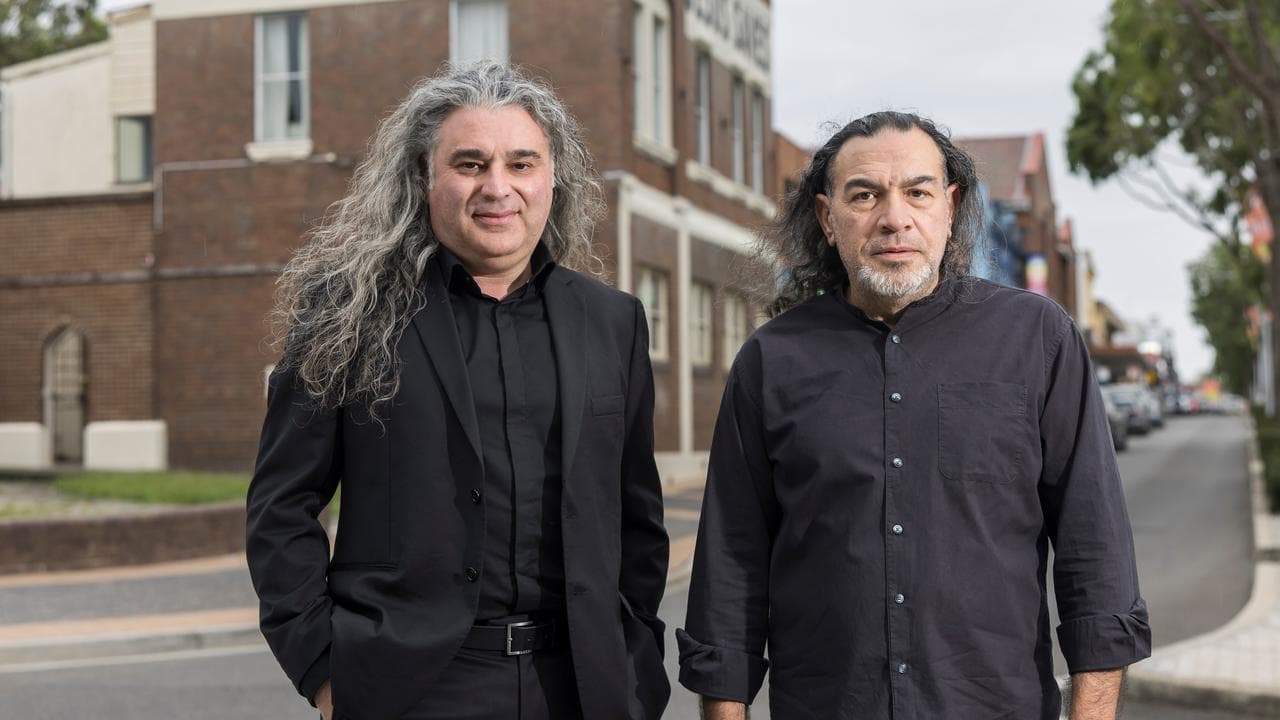 Curator Michael D'Agostino and visual artist Khaled Sabsabi