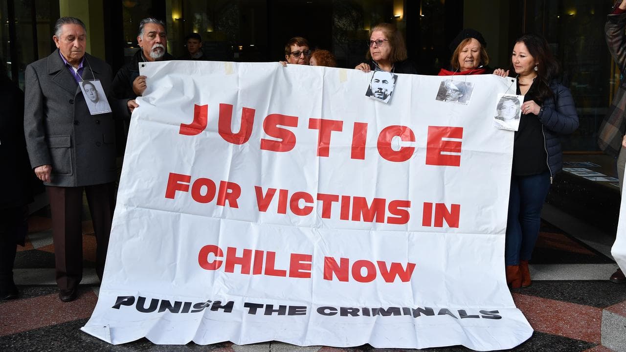 Australian campaigners for justice in Chile (file image)