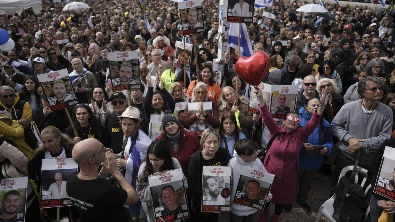 Israelis react as Hamas hands over hostages to the Red Cross