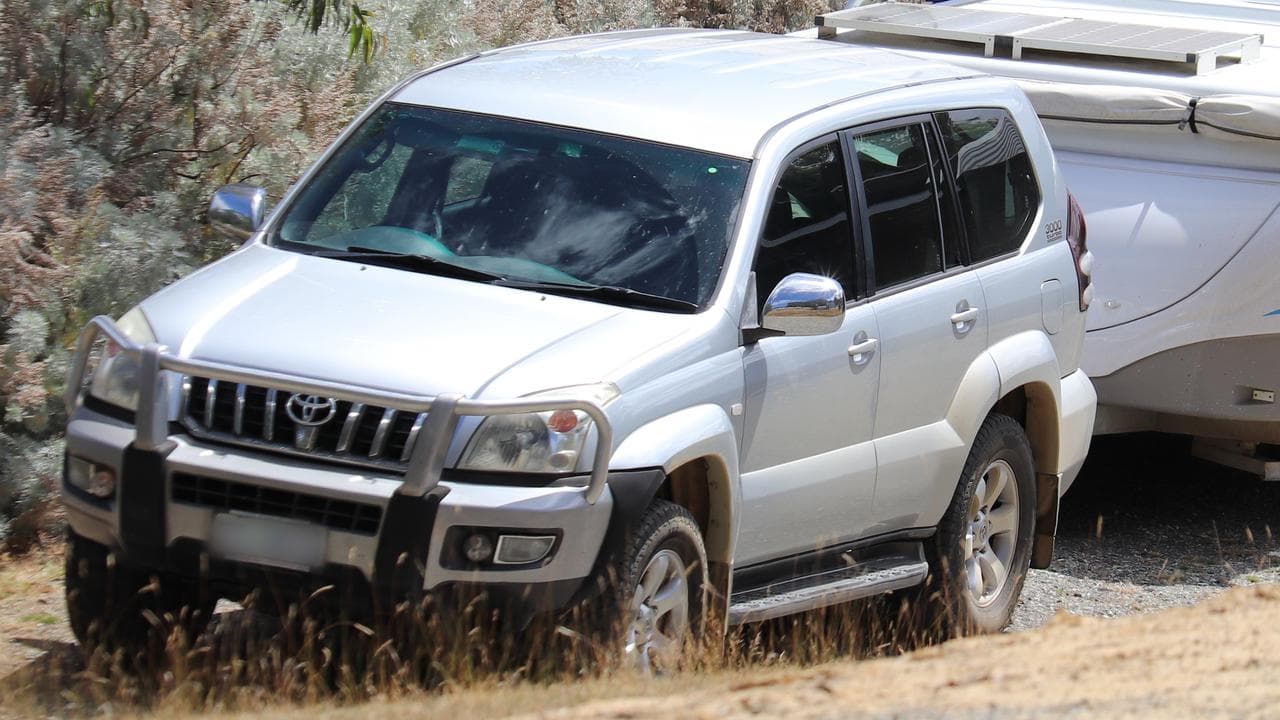 The Toyota Prado allegedly stolen by Bruce Lehrmann