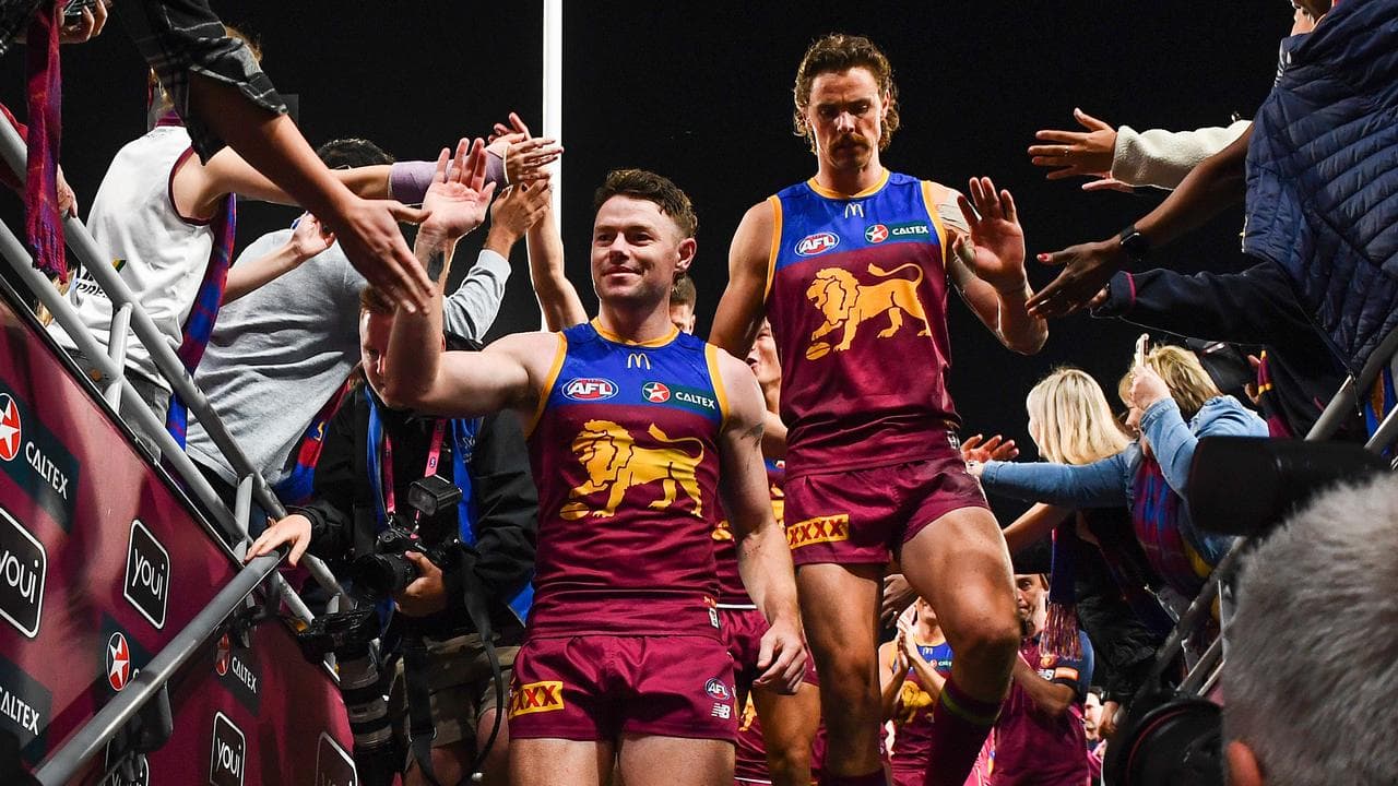 Lachie Neale and Joe Daniher.