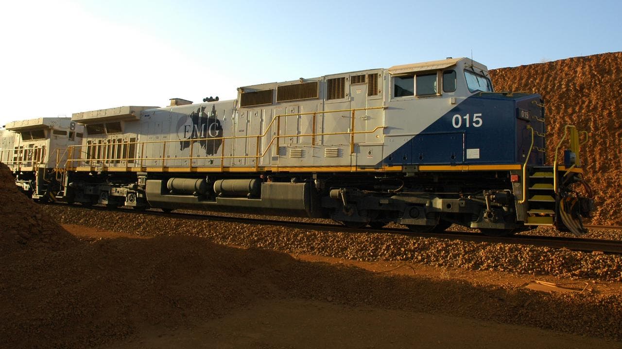 A Fortescue Metals Group train (file image)