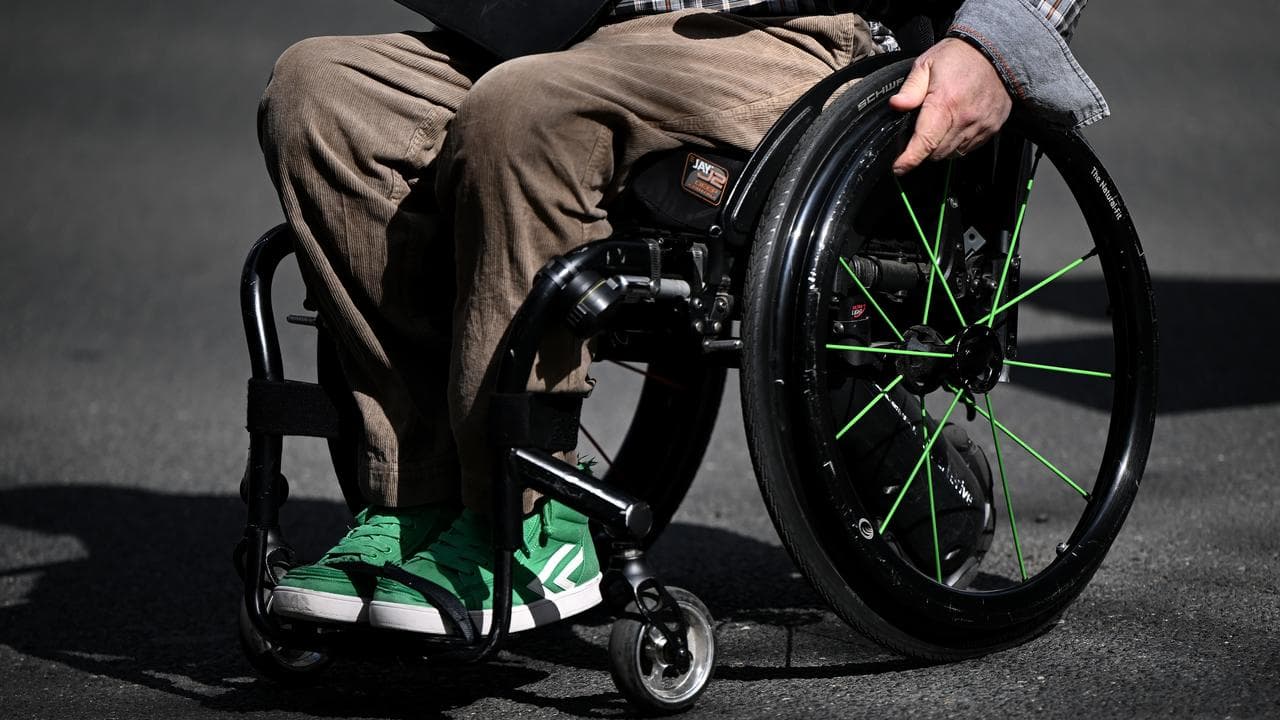 Person in a wheelchair