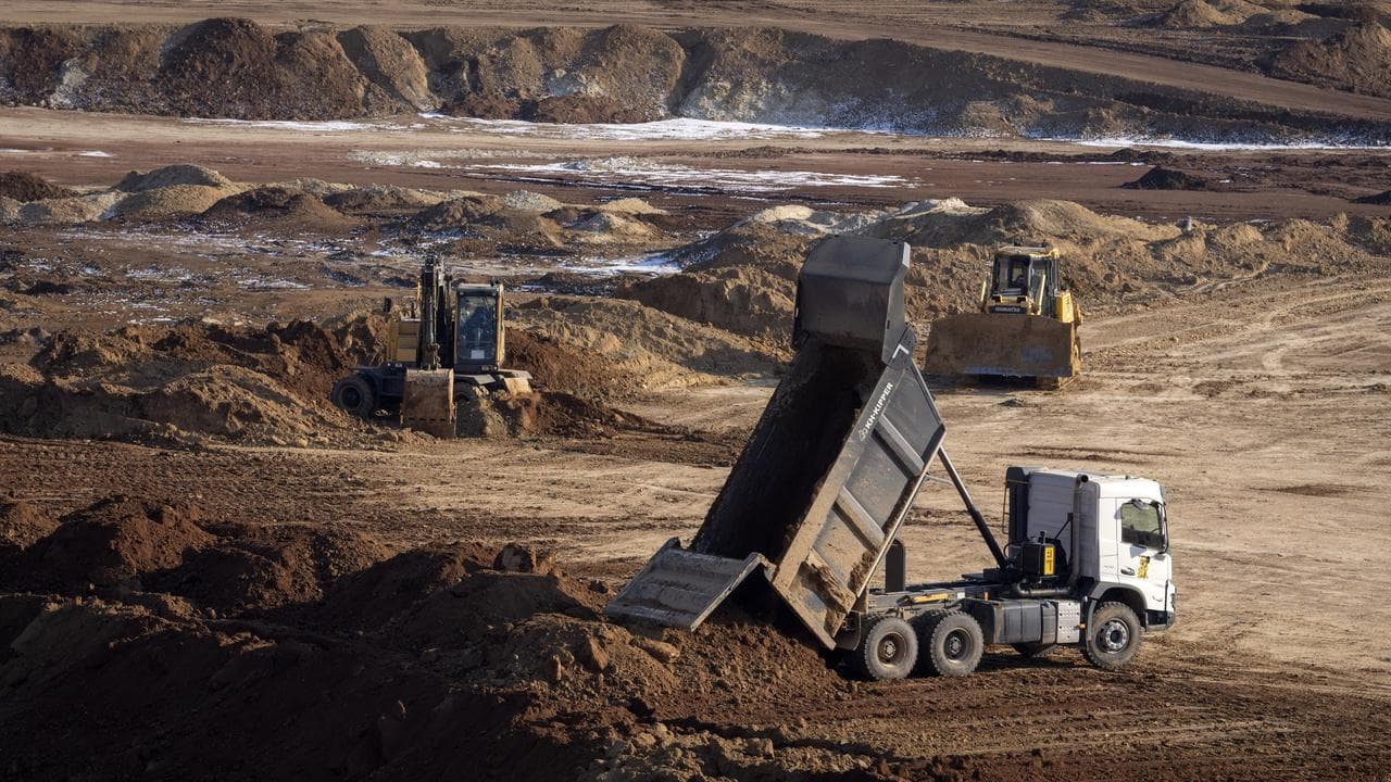 A mine in Ukraine (file image)