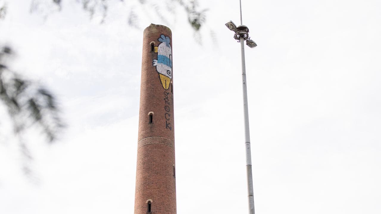 A "Pam the Bird" street art piece (file)