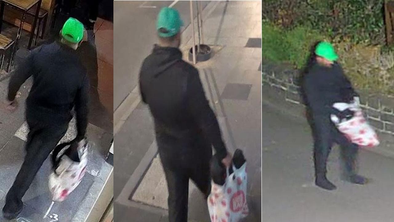 Jason Milhuisen caught on CCTV (file)