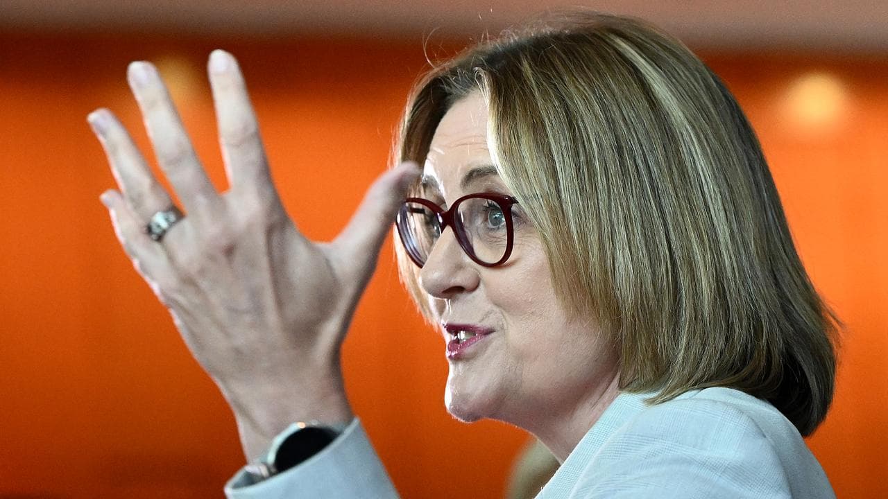 Victorian Premier Jacinta Allan speaks to media