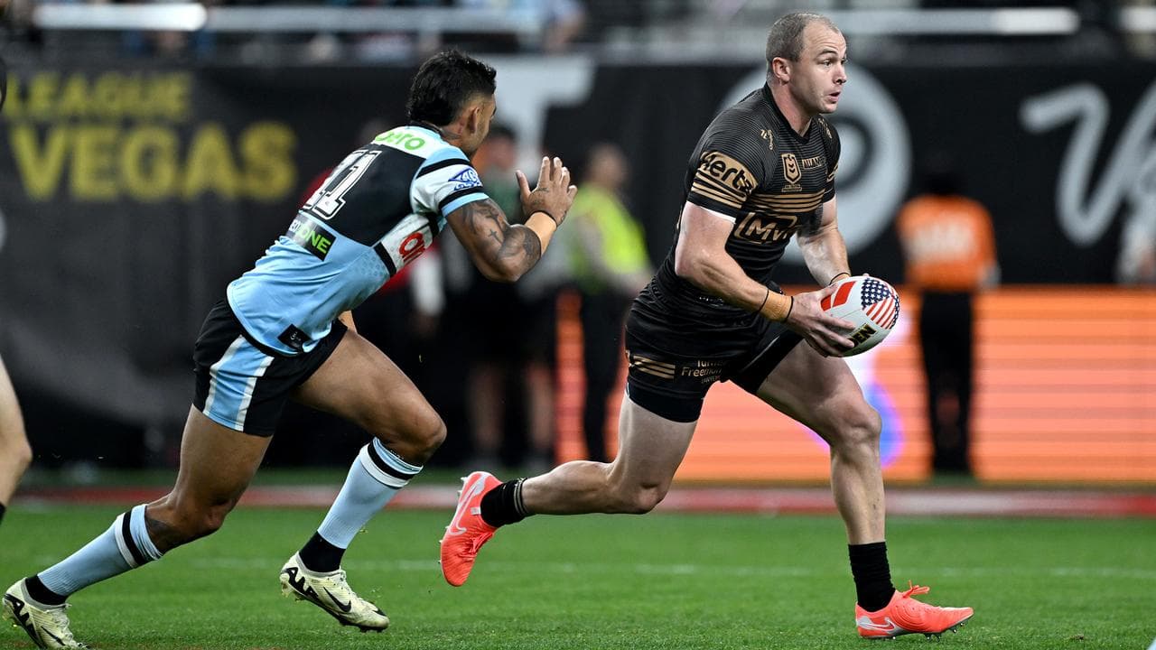 The Panthers' Dylan Edwards (right) shows a clean pair of heels