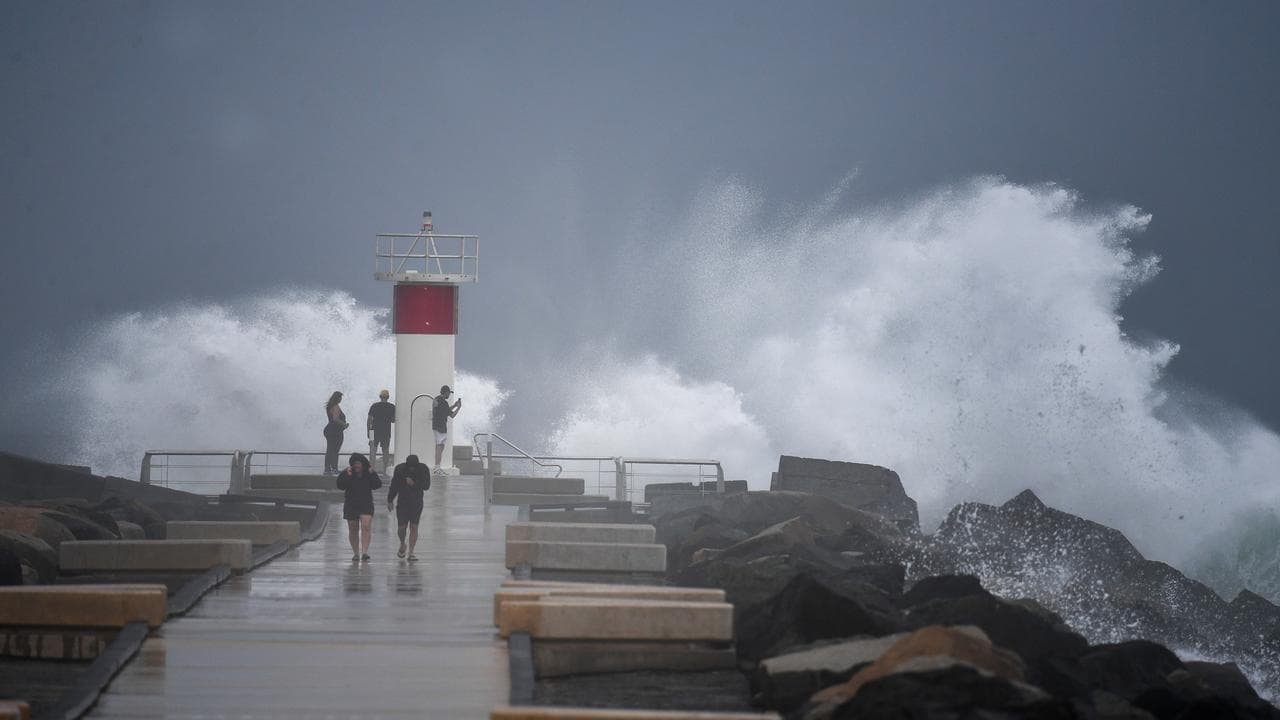 Big seas from a cyclone