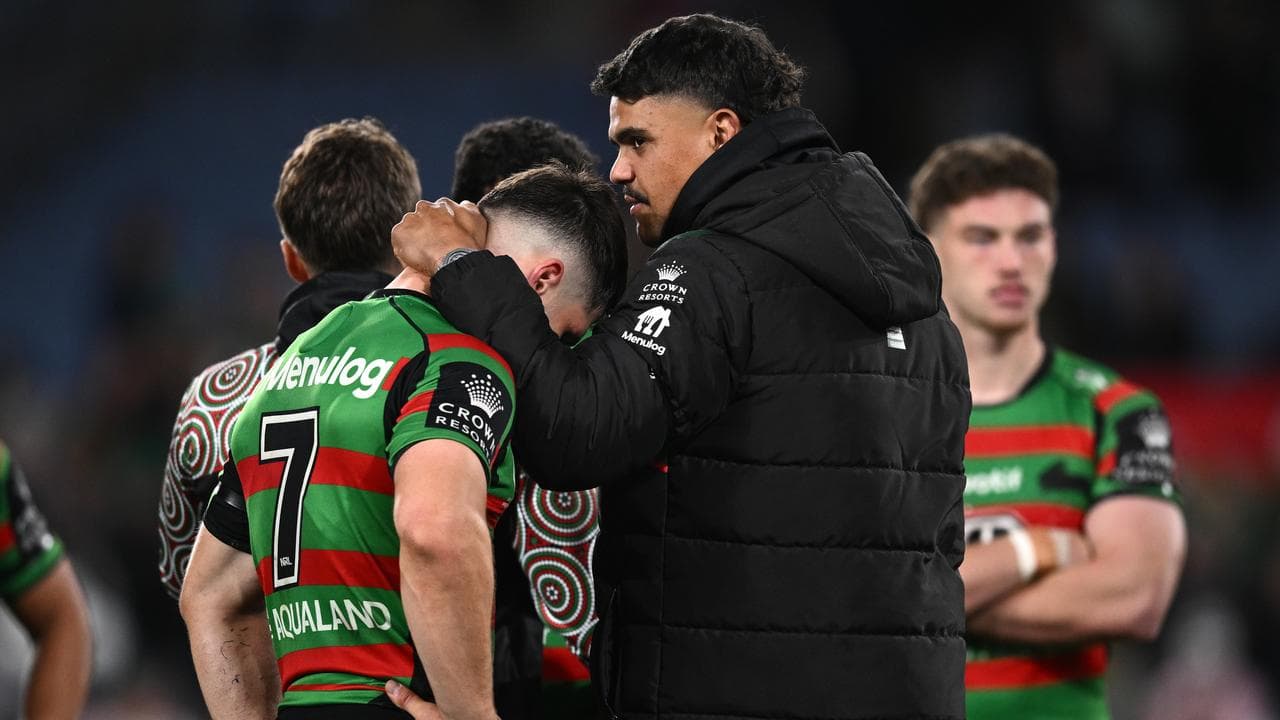 (L-R) Lachlan Ilias and Latrell Mitchell.