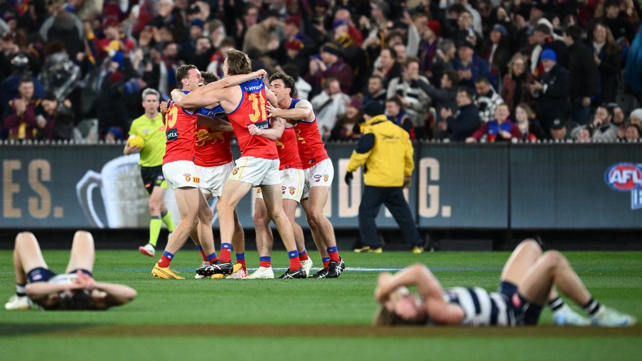 Geelong players were devastated